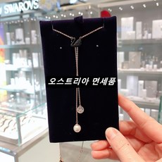스와로브스키목걸이블랙스완