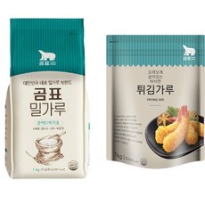 곰표 밀가루 + 튀김가루, 1세트, 2kg