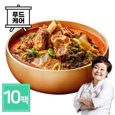 [빅마마] 이혜정의 일품 소한마리 우거지탕 750g x 10개, 없음