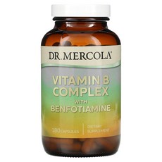 닥터 머콜라 비타민 B 컴플렉스 벤포티아민 함유 60캡슐 Dr Mercola VitaminB Complex, 60정