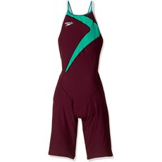 Speedo(스피드)연습복 레이디스 니스 킨 4분 정도 플립 턴 즈 수영 훈련 STW11902우아이오렛토 수정×루앤