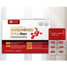 철분엽산비타민D 플러스 KS종근당