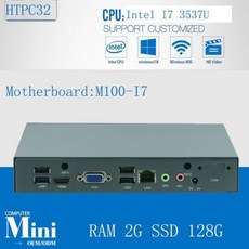 [해외] 3 년 보증 한 DIY MAC 미니 PC WINDOWS 사전 설치 HTPC 1080 P 인텔 코어 I7 3537U 3.1 GHZ 2 GB RAM 128 GB SSD 3 M, 상세내용표시