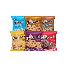 Grandmas Mini Whole Grain Cookies Variety Pack 그랜마 미니 홀 그레인 쿠키 버라이어티팩 2.5oz(70.8g) 30개