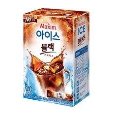 동서식품 맥심 아이스 블랙 커피 커피믹스 믹스커피 (20스틱), 5.9g, 20개입, 1개