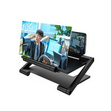 스마트폰 확대스크린 고화질 확대경 돋보기 8인치 12인치 접이식리프트, 리프트형(8인치)