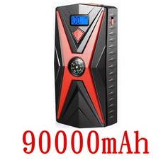 점프스타트 자동차밧데리방전 배터리방전 밧데리방전 자동차방전점프 차량용점프스타터 new jump starter max 90000mah 70mai car jump starter, 자동차 충전기 추가, 1개