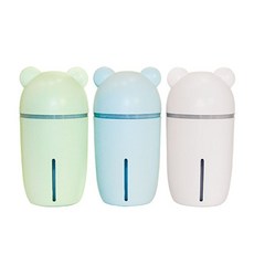 곰돌이가습기/가습기 USB가습기 LED가습기 무드등 shn*243eG, 파랑, 본상품선택