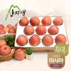 산지애 알뜰 못난이사과(특대) 4kg 2box 청송산 미시마 당도선별, 2개