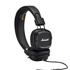 마샬 메이저2 메이저3 무선 유선 블루투스 헤드폰 Marshall Major3, 2 세대 블랙 플러그인