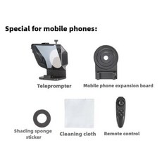 유튜브 방송 프롬프터 범용 카메라 스마트폰 라이브 스트리밍 비디오 녹화, 1) For Phone, 1개