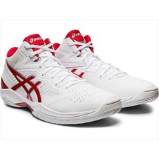 asics 농구 화 gelhoop v 12 1063a 021 화이트 × 클래식 레 드