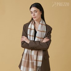 [PREZZO] 프레조 캐시미어 100% 체크 머플러 ELEGANTE 캐시미어 100 머플러 목도리