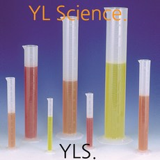 [YLS] 1000ml 2000ml 외산 플라스틱 메스실린더 PP메스실린더 PVC메스실린더 PP Graduated Cylinders - Bel-Art (USA)