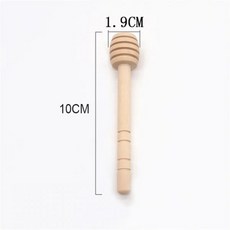 실용적인 긴 손잡이 나무 꿀 스푼 믹싱 스틱 디퍼 항아리 커피 우유 차 용품 주방 도구 8cm 10cm 15cm, 2pcs, 2개