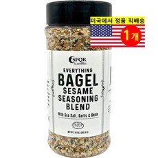 SPQR Seasonings 다용도 베이글용 씨 솔트 마늘 양파 참깨 스파이스 시즈닝 향신료 283g 1개