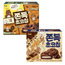 청우식품 쫀득초코칩 + 쫀득초코칩커피, 1세트, 440g