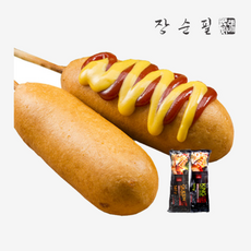 장순필 킹 앤 퀸 핫도그, 킹(찹쌀) 10개, 킹핫도그 10개/특대/각 140g/킹핫도그 10개, 140g