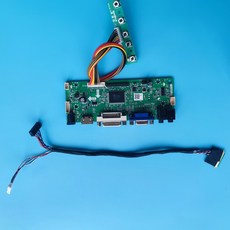 LED 패널 VGA DVI 10.1 인치 모니터 키트 M.N68676 LVDS 40 핀 컨트롤러 보드 LCD 1024X600 LTN101NT02-W05 306 D01, [01] LTN101NT02-W05, 1개