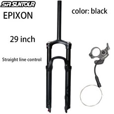 SR SUNTOUR EPIXON MTB 산악 자전거 프론트 포크 에어 댐핑 원격 서스펜션 제어 부품 26/27 인치 29 인치, 10 29 black line