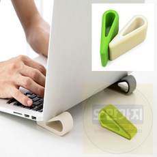오만가지 실리콘 받침대 1P 노트북패드, 그린, 1개