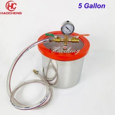 SS304 진공 챔버 5 갤런 20L 28cm x 30cm 가스 제거, 한개옵션0