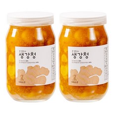 허밍테이블 수제 생강청 (유기농원당), 500g, 2개, 1개입