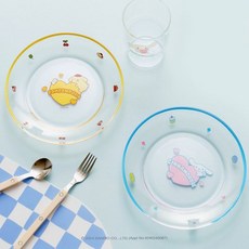 정품/2P세트 산리오 접시 6종 (택2) 브런치 예쁜그릇, 시나모롤:마이멜로디, 색상
