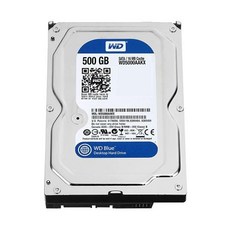 WD 블루 500GB 데스크탑 하드 디스크 드라이브 - 7200 RPM SATA 6Gb/s 16MB 캐시 3.5인치 WD5000AAKX - wd5000aakx