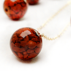 [실버 92.5] 경면주사 99% 액막이 부적 순은 목걸이