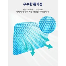 허니콤쿨방석