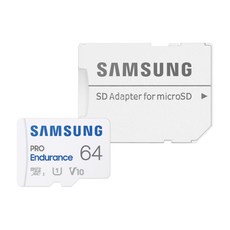 삼성 공식인증 마이크로 SD카드 PRO ENDURANCE 64GB MB-MJ64KA/APC, 1개