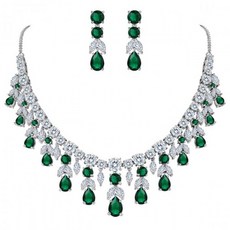 뱀줄목걸이귀걸이세트