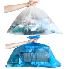 쓰레기봉투 10L-100L 50리터 100리터 비닐 쓰봉 음식물 재활용 배접 평판 분리수거, [재활용/쓰레기봉투] 10L 100매, 투명, 1팩