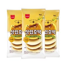 [JH삼립]옥수수 꿀호떡 6입 (342g) 3봉, 57g, 9개