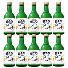 강아지소주 개술 트릿테이블 멍소주, 10병, 330ml, 강아지 소주 - 멍소주