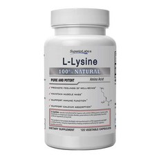 Superior Labs L 리신 500mg 베지캡슐 120정, 1개