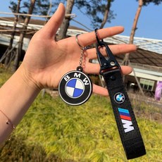 BMW 바이크키링 오토바이키링 스트랩 자동차 키홀더 1+1, 2개