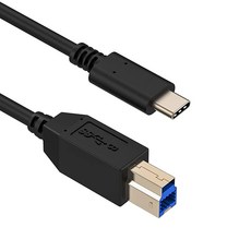 CBUS 1.8m(6피트) USB-C to USB-B USB 3.0 케이블 iFi Zen DAC Dell 모니터 프린터 스캐너 외장 하드 드라이브 허브 도킹 스테이션 등과