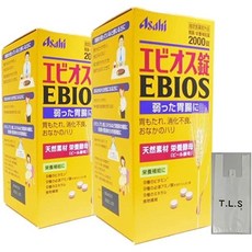 일본 아시히 에비오스 EBIOS 2000정X2병, 2000정, 2개