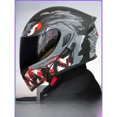헬멧 바이크헬멧 스쿠터 클래식 오토바이 경량헬멧, 33몬스터페이스 블랙백 CH 101 XL