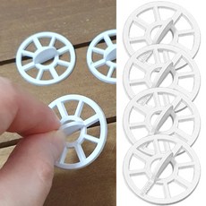 본라이프 국산 욕조 이물질 머리카락 제거 욕조망 거름망 배수구망 욕실 배수구 걸음망, 화이트, 4개