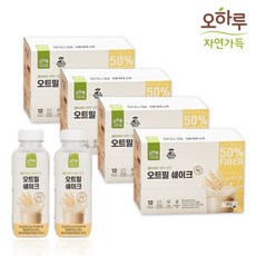 [오하루 자연가득] [오하루 X 퀘이커] 오트밀 쉐이크 4박스 (48입), 상세 설명 참조, 상세 설명 참조
