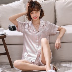 여름실크잠옷
