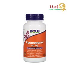 나우푸드 피크노제놀 60mg 50정, 1개