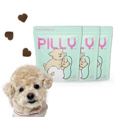 메이드인랩 강아지 피부 면역 영양제 필리 PILLY 100g, 피부/피모, 3개