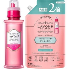 일본 LAVON 라봉 라본 세탁세제 프렌치 마카롱 500ml + 리필 800ml 세트, 1개