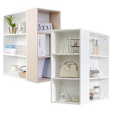 아트박스/필웰 무노 멀티파티션 양면수납장800 ST9542, 화이트