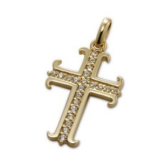 14k십자가펜던트