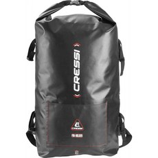 Cressi Dry GARA 백팩 - 1946년 이후 방수 프리디빙 스쿠버 다이빙 기어백 품질(블랙 UA925800 60리터, 단일옵션